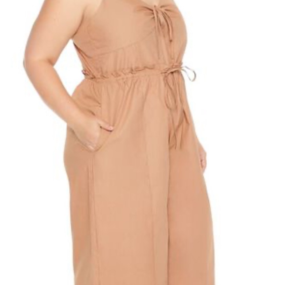 Women's Tan Jumpsuit
